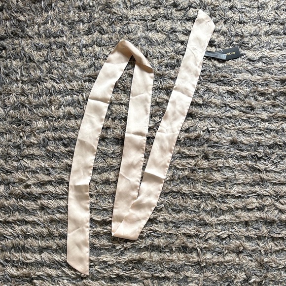 bebe Accessories - ✨NWT Bebe Cream Skinny Scarf✨